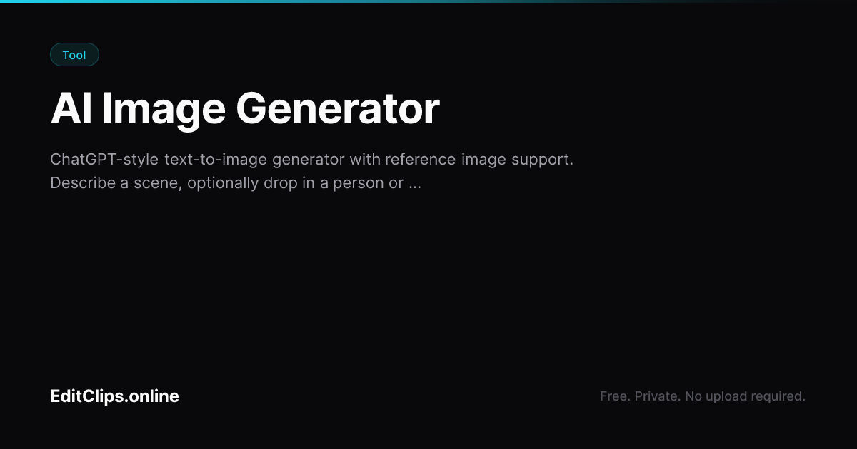 AI Image Generator — Text to Image with Reference Support (Free ...